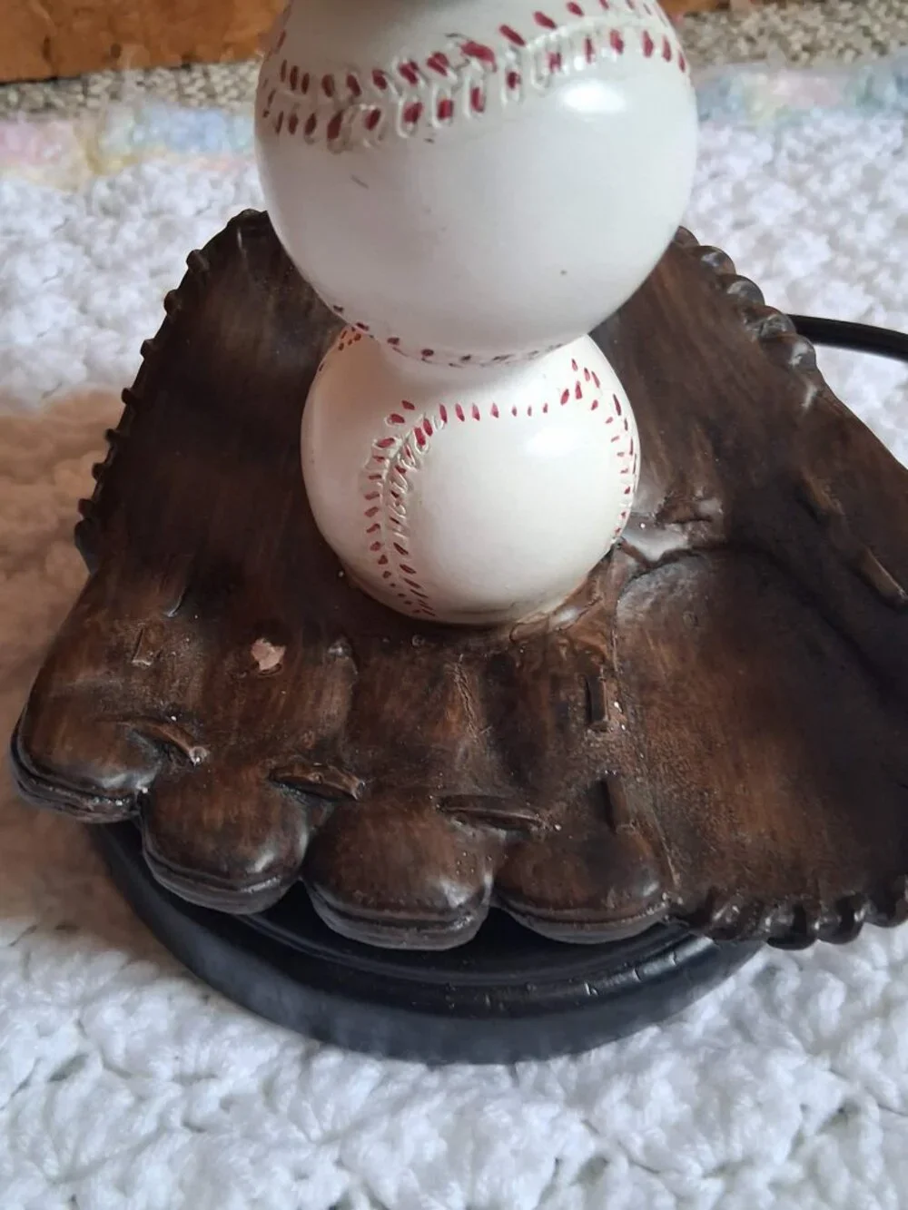 Baseball Desk Lamp (ceramic on bottom)